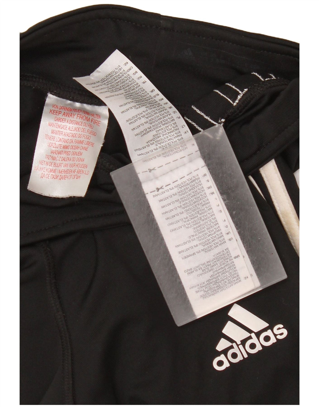 Leggings Adidas Bambina 9-10 Anni Poliestere Nero