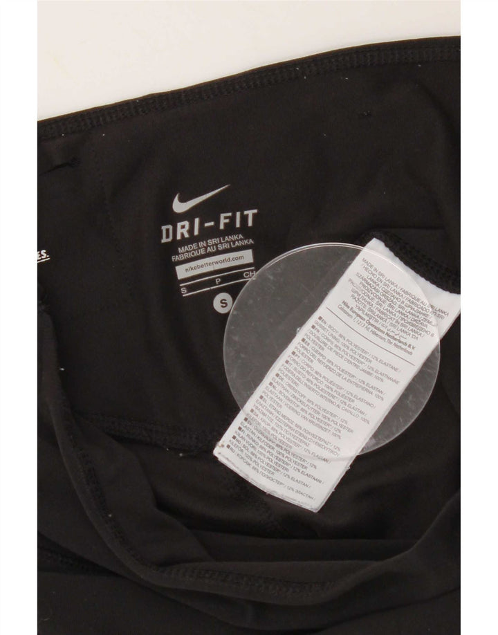 Leggings Nike Dri Fit da donna UK 10 piccoli poliestere nero