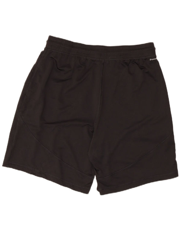 Pantaloncini sportivi Dri-Power da uomo Russell Athletic, grandi, in poliestere nero