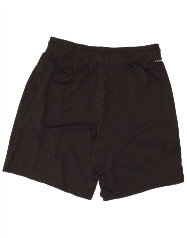 Pantaloncini sportivi Dri-Power da uomo Russell Athletic, grandi, in poliestere nero