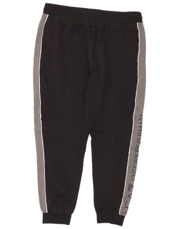 Pantaloni da tuta da uomo Emporio Armani Joggers Large Nero Colourblock