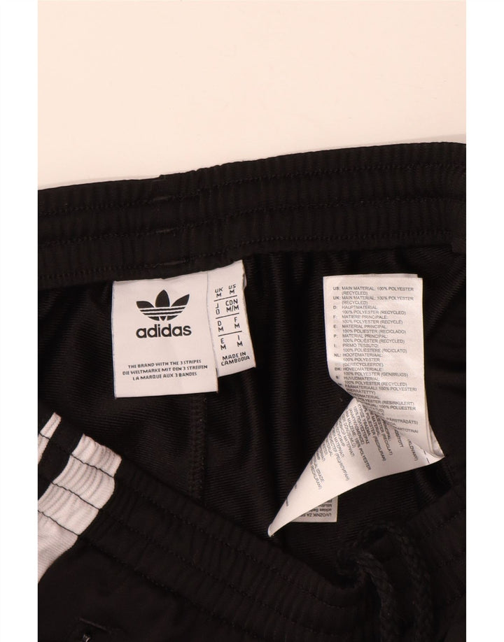 Pantaloni da tuta con grafica ADIDAS da uomo, poliestere color block medio nero