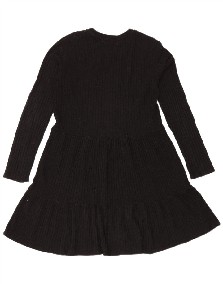 Abito a strati in maglia da donna Zara UK 12 medio nero