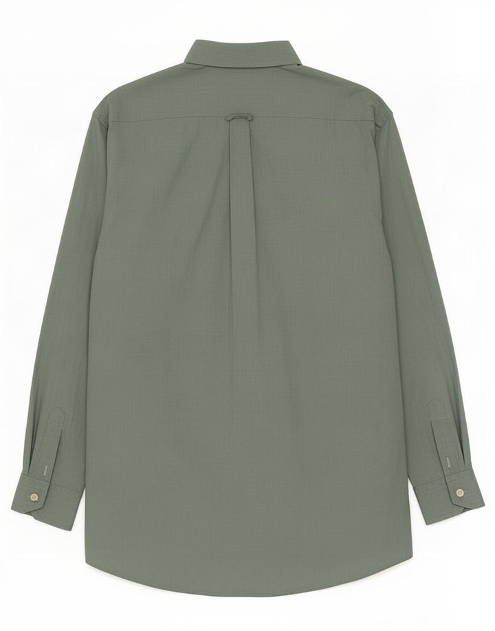 Camicia da uomo Lacoste taglia 40 cotone verde medio