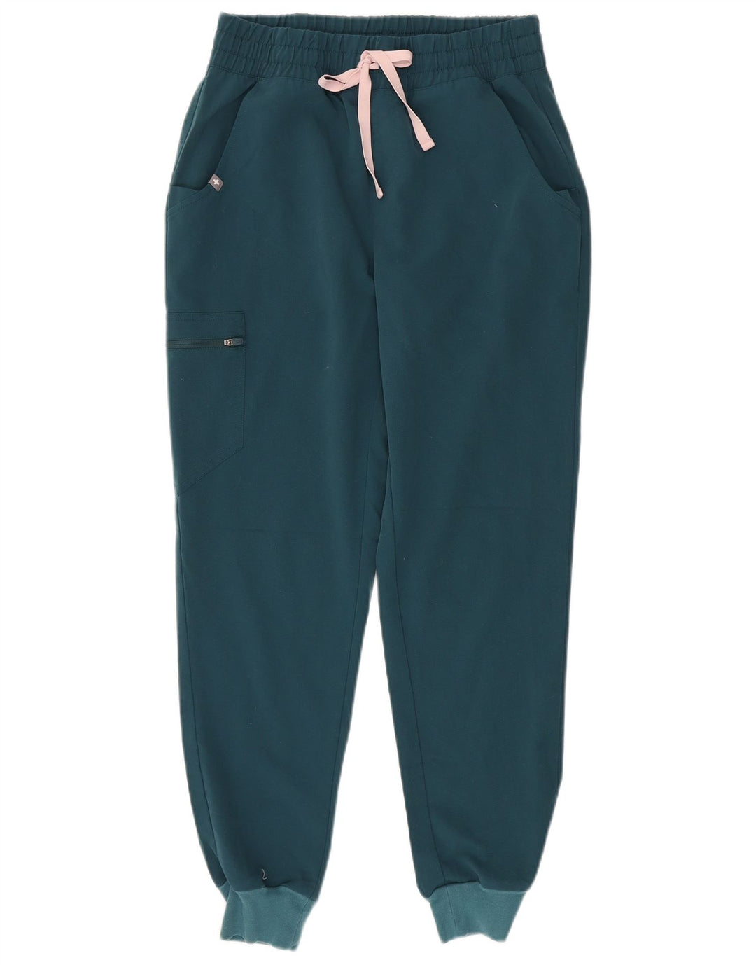 Pantaloni da tuta cargo da donna FIGS Joggers UK 10 Small Verde Poliestere