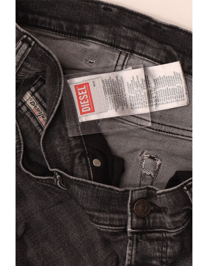 Jeans slim da uomo Diesel W34 L33 cotone grigio