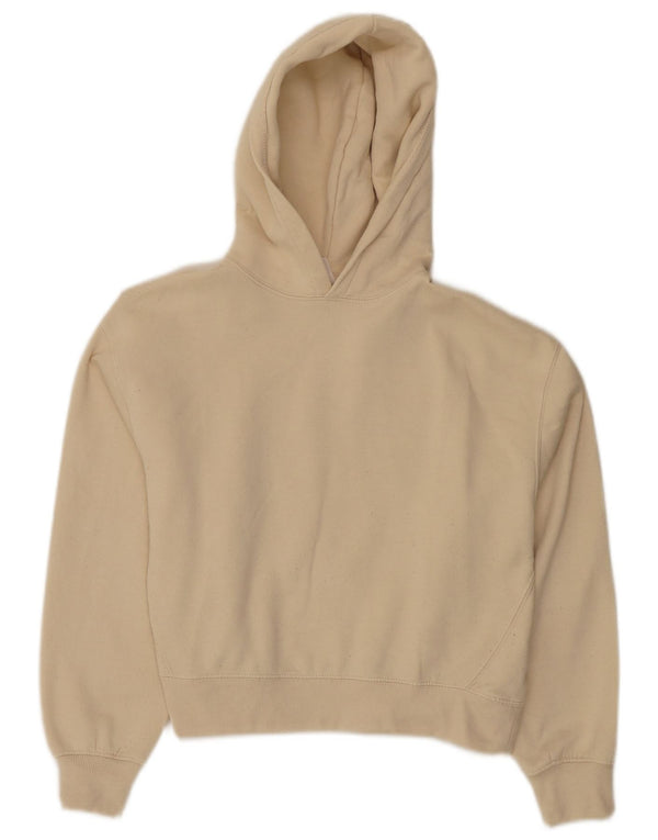 Maglia corta con cappuccio Zara per ragazze 13-14 anni Poliestere beige