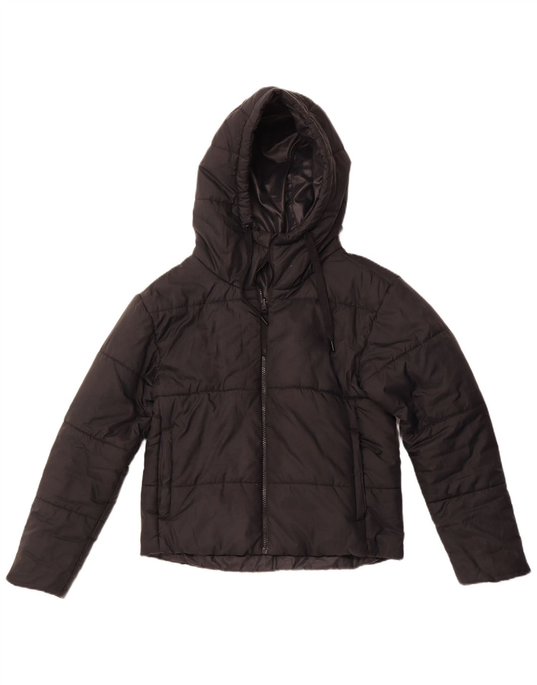 Giacca imbottita reversibile con cappuccio da donna NIKE UK 10 Small poliestere nero