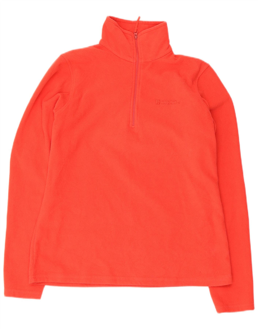 Maglione in pile da donna con collo e zip Mountain Warehouse UK 14 Poliestere rosso medio