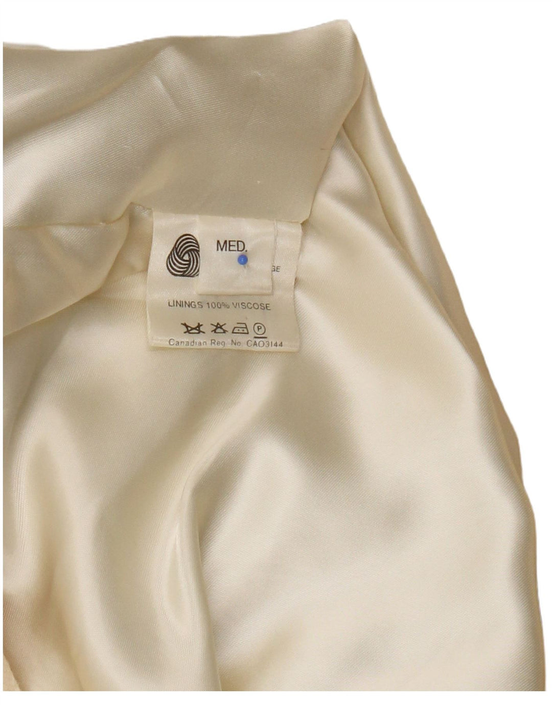Cappotto doppiopetto oversize da donna Jaeger UK 14 Lana nuova beige medio