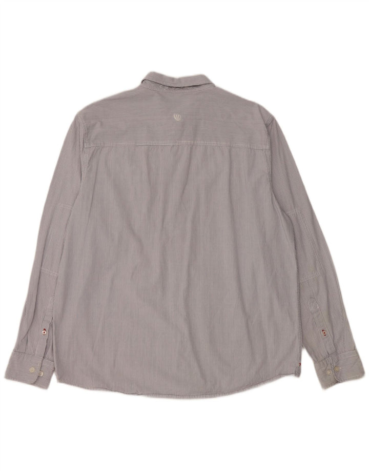 Camicia da uomo Fat Face XL Gessato blu