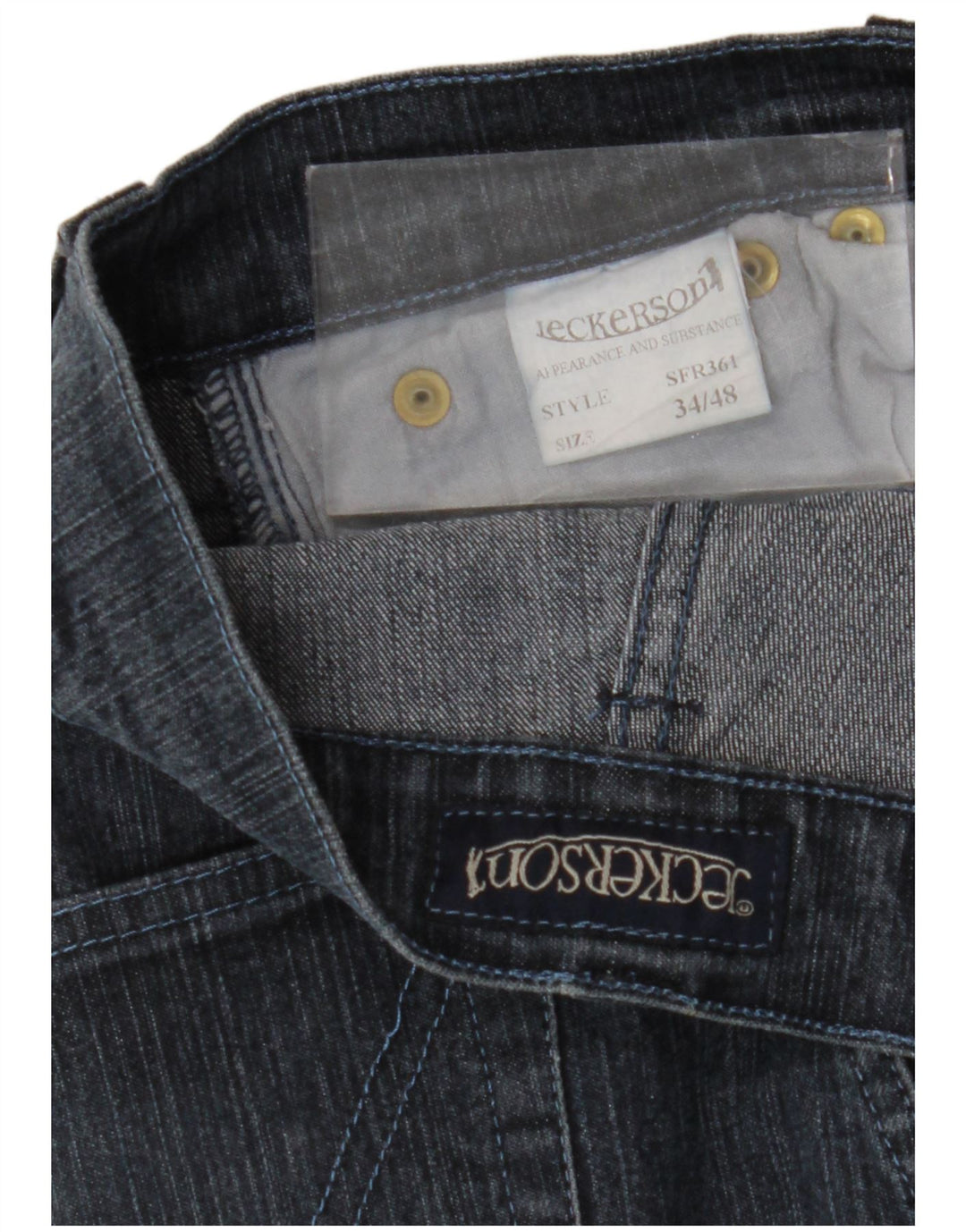 Jeans slim da uomo Jeckerson W34 L34 cotone blu navy