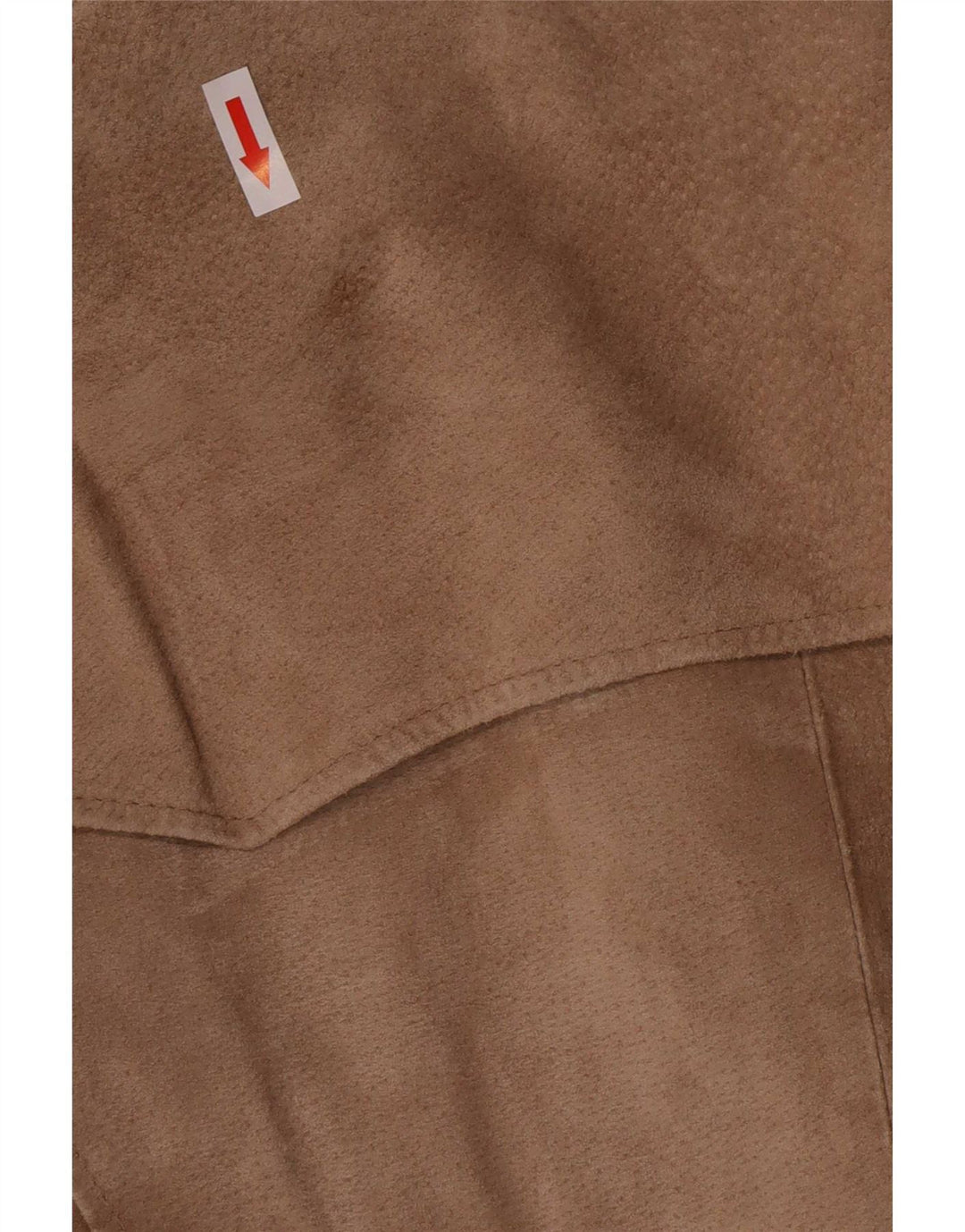 Peter Werth Giacca in pelle scamosciata da donna UK 18 XL Classica in pelle beige