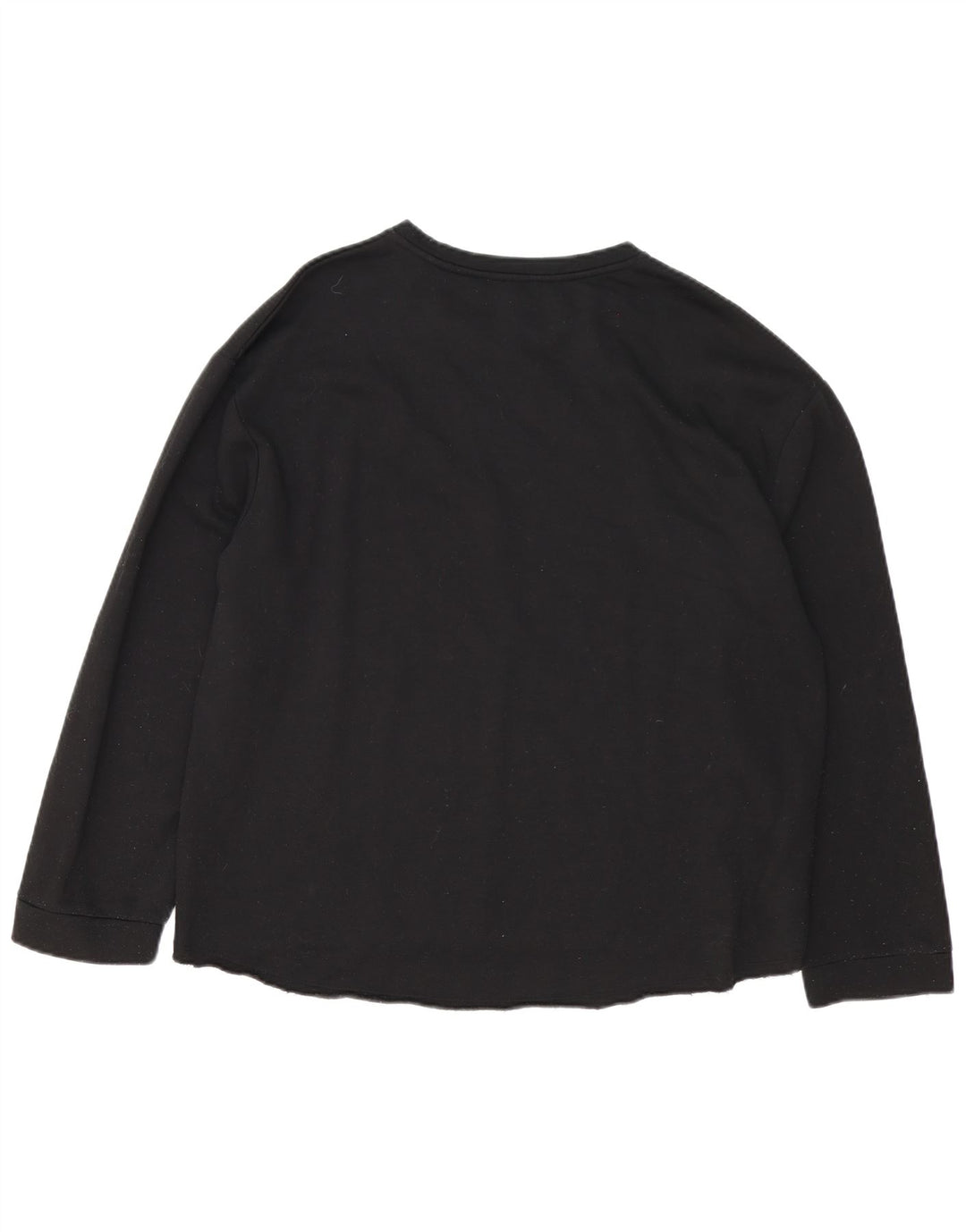 Camicetta oversize Zara Trafaluc da donna UK 16 grande cotone nero