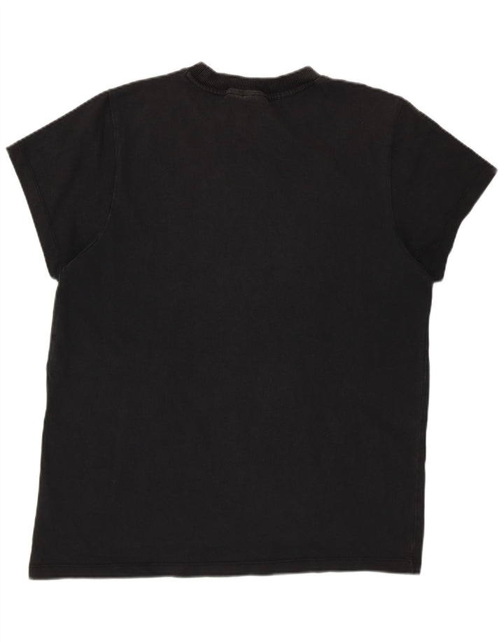 T-shirt grafica da donna Adidas Top UK 12 media nera