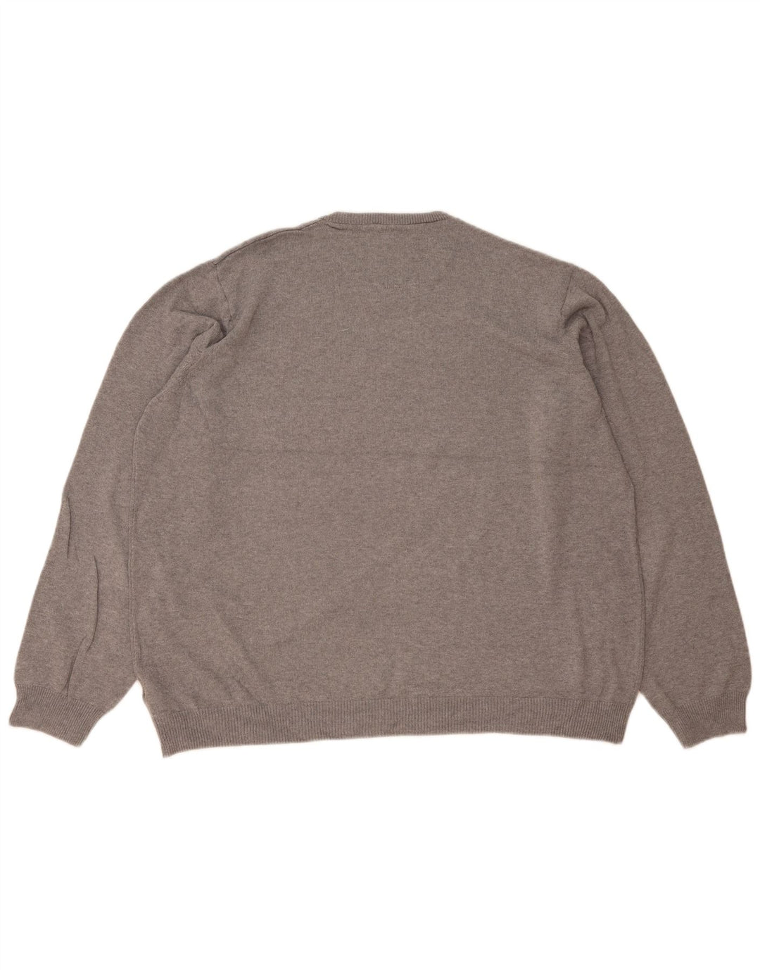 Maglione maglione girocollo vestibilità regolare da uomo Marks & Spencer 2XL cotone grigio