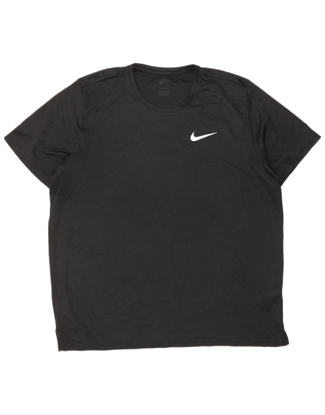 T-shirt NIKE da uomo Dri Fit Top XL poliestere nero