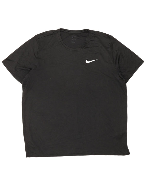 T-shirt NIKE da uomo Dri Fit Top XL poliestere nero