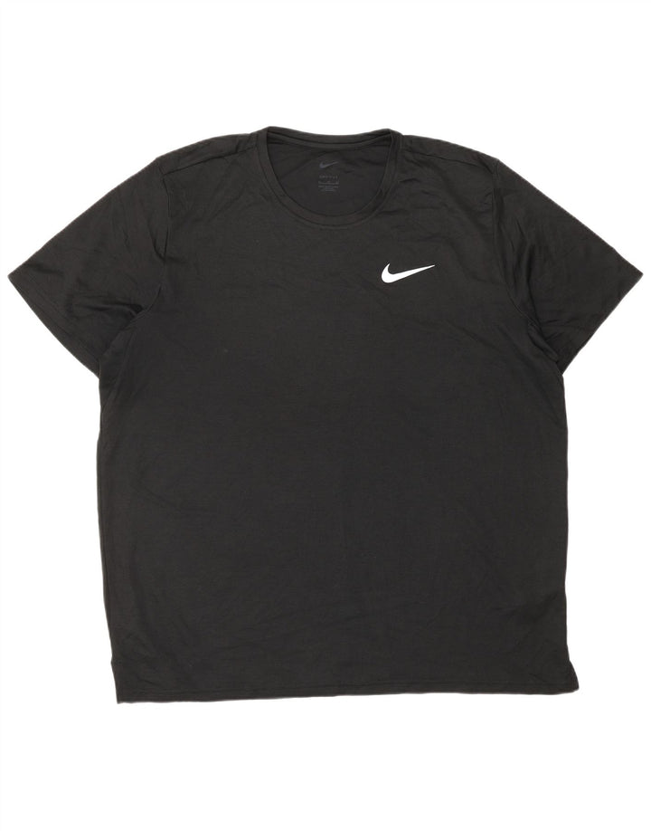 T-shirt NIKE da uomo Dri Fit Top XL poliestere nero