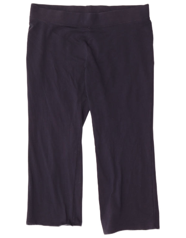 Pantaloni da tuta da donna Marks & Spencer UK 20 2XL Cotone blu navy