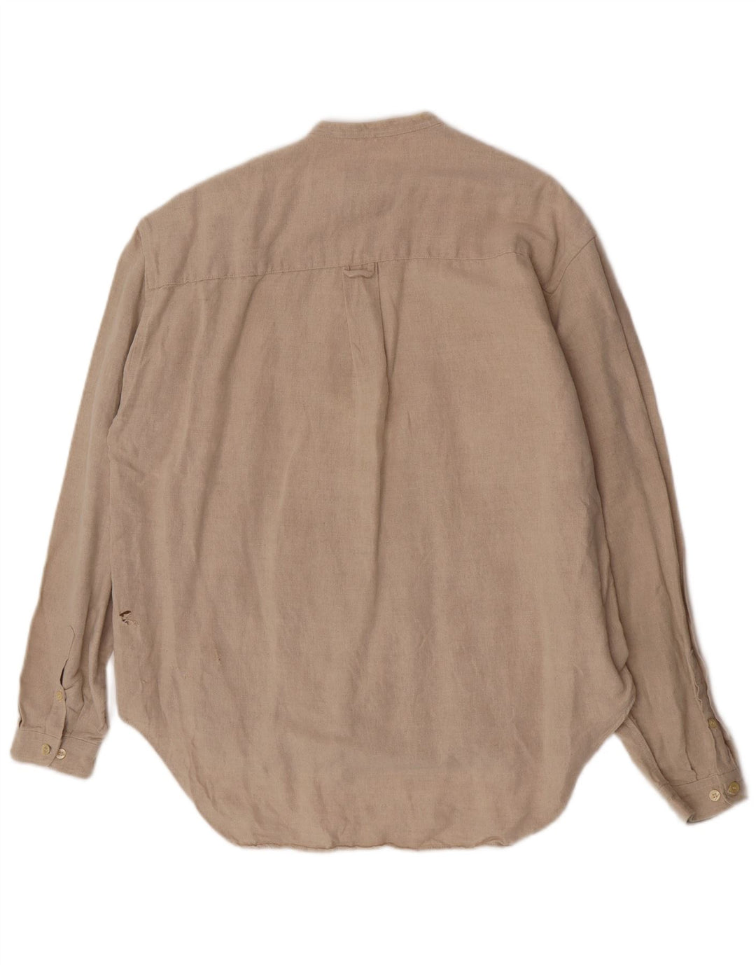 Camicia da uomo Energie grande in lino beige