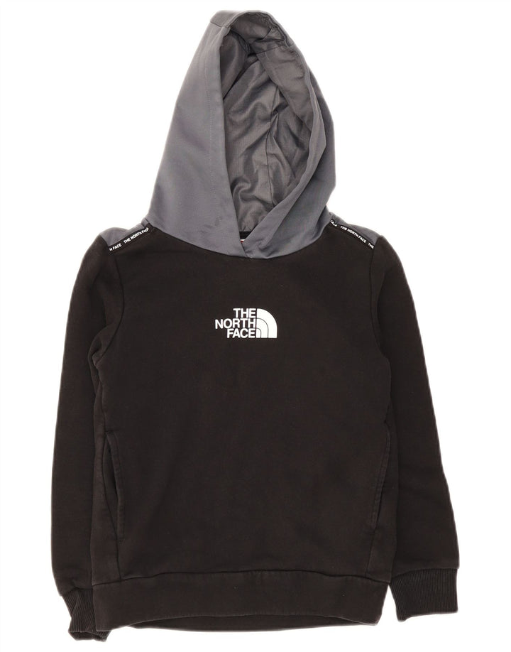 Felpa con cappuccio grafica per ragazzi The North Face 9-10 anni media nera