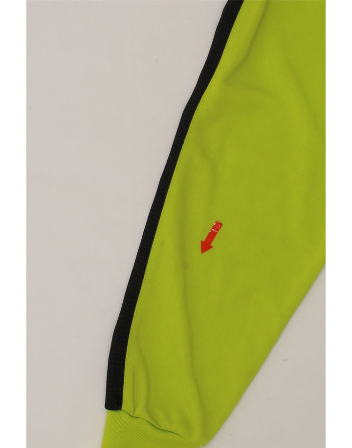 JAKO Boys Graphic Tracksuit Top Jacket 11-12 Years Green Colourblock Vintage Jako and Second-Hand Jako from Messina Hembry 