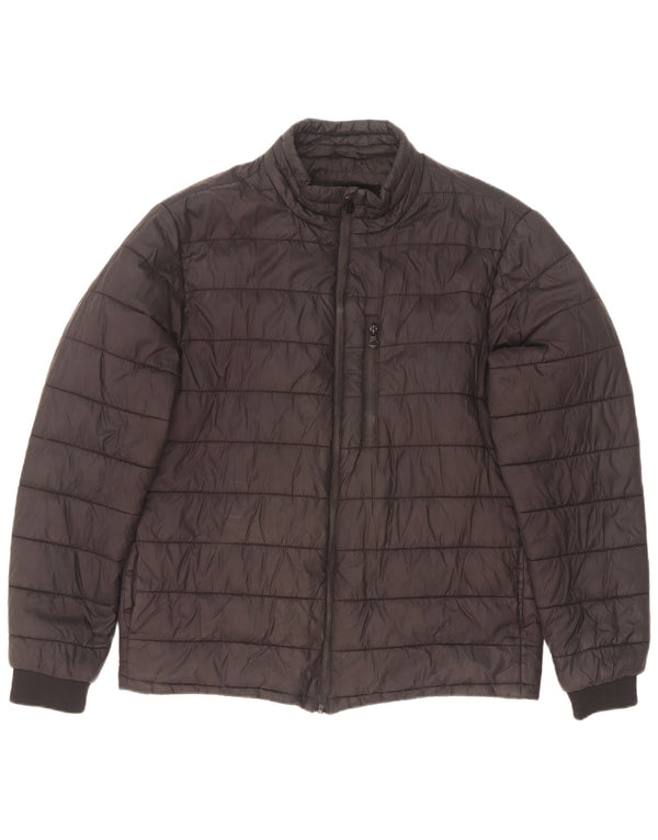 Giacca imbottita da uomo Zara UK 40 Large nera in poliammide