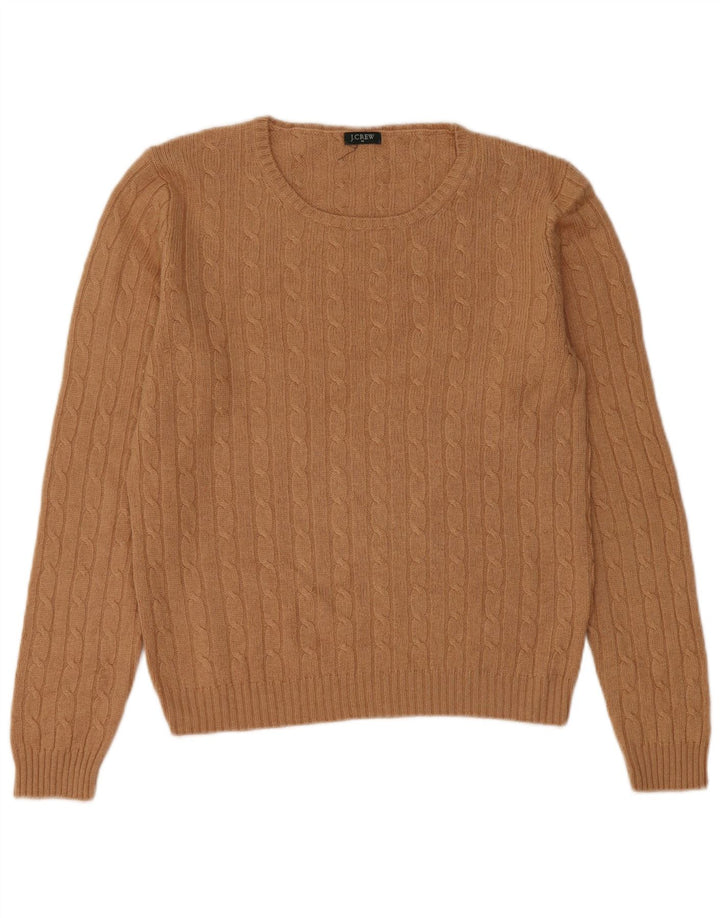 J. Crew Maglione da donna con scollo a barca UK 14 Marrone medio