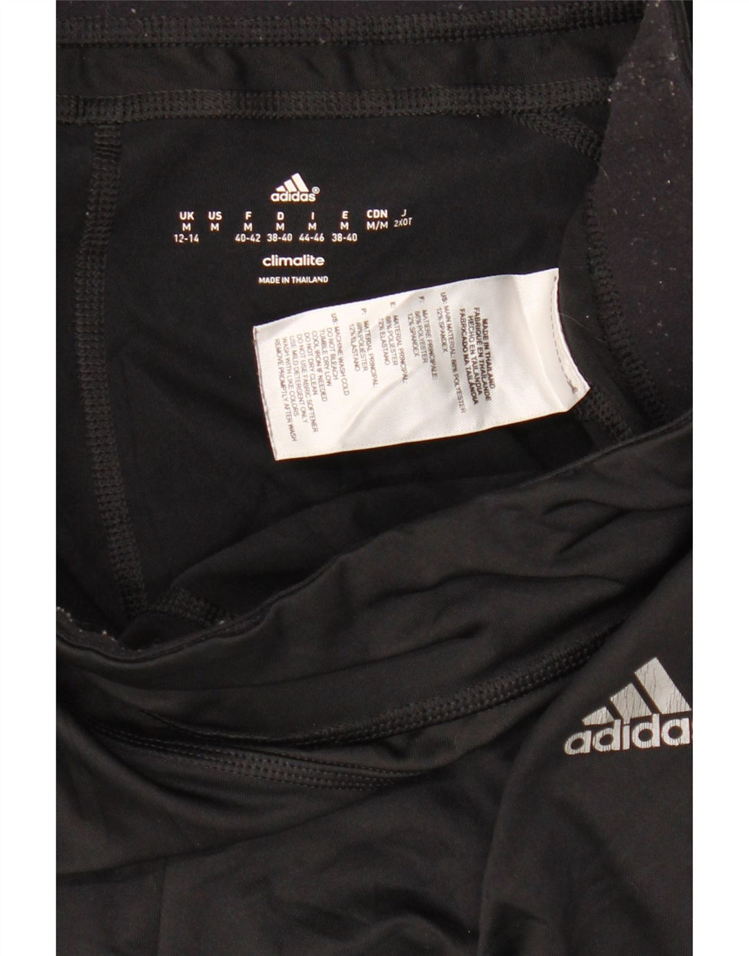 Leggings Adidas Climalite Capri da donna UK 12/14 Poliestere nero medio