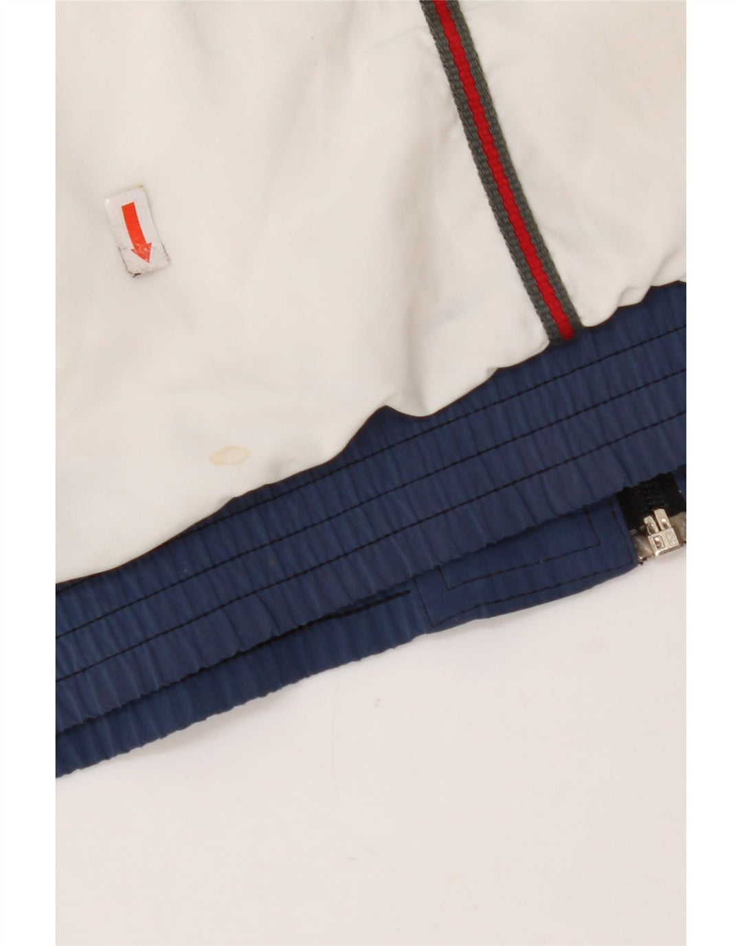 Giacca da tuta da uomo LOTTO UK 36/38 Small Poliestere color block bianco