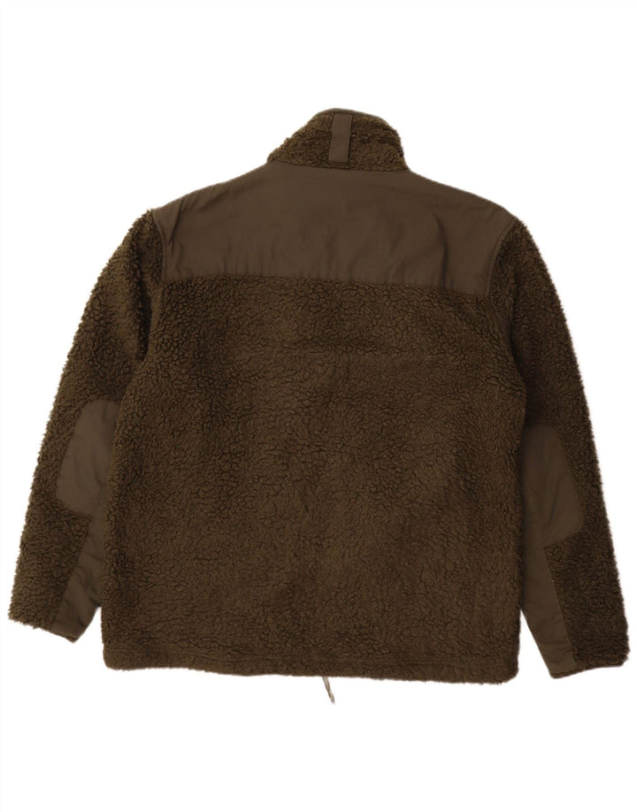 Giacca in pile da uomo TCM UK 42 XL Poliestere kaki