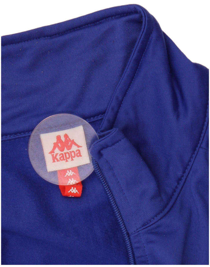 Giacca da tuta grafica da uomo Kappa 2XL Blu Colourblock