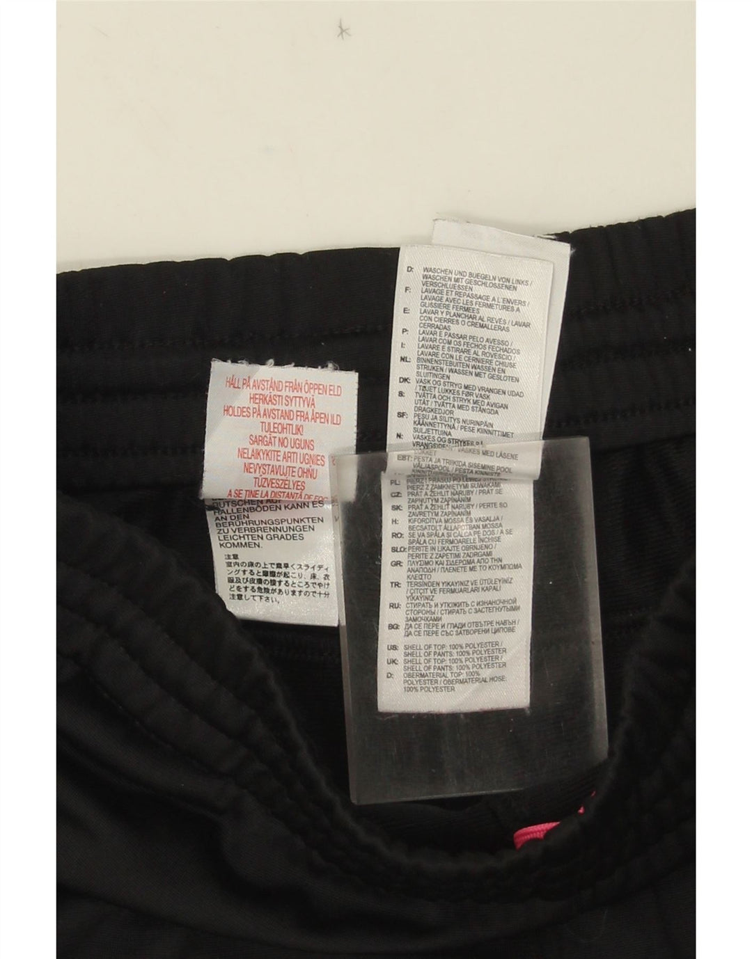 Pantaloni Tuta Adidas Bambina 11-12 Anni Poliestere Nero