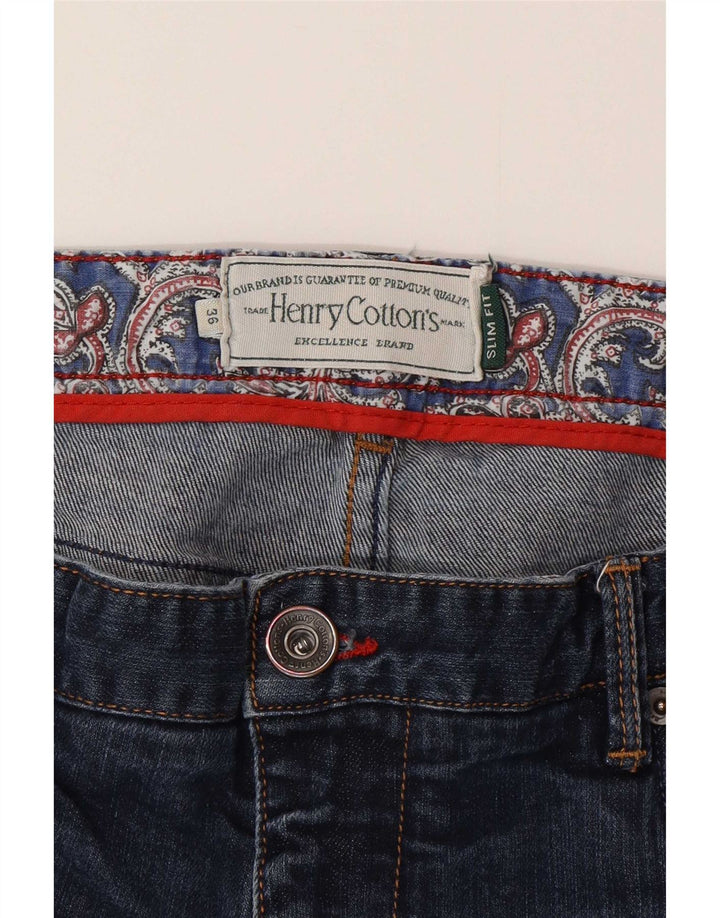 Jeans slim corti da donna Henry Cottons W36 L26 Blu