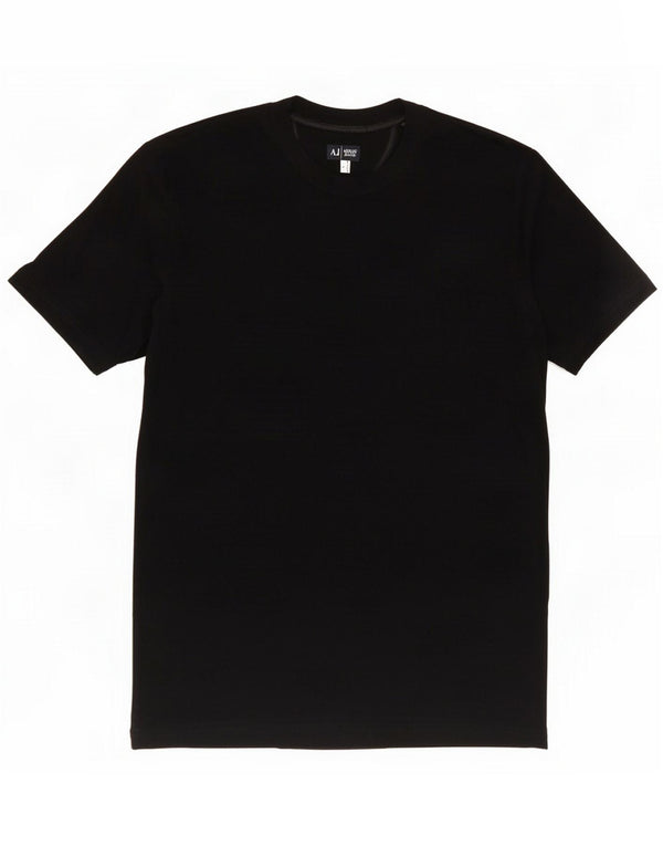 Armani Jeans T-shirt da donna Top UK 14 Large Nero