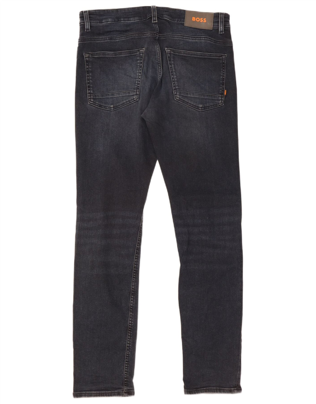 Jeans slim da uomo Hugo Boss W31 L32 cotone blu navy