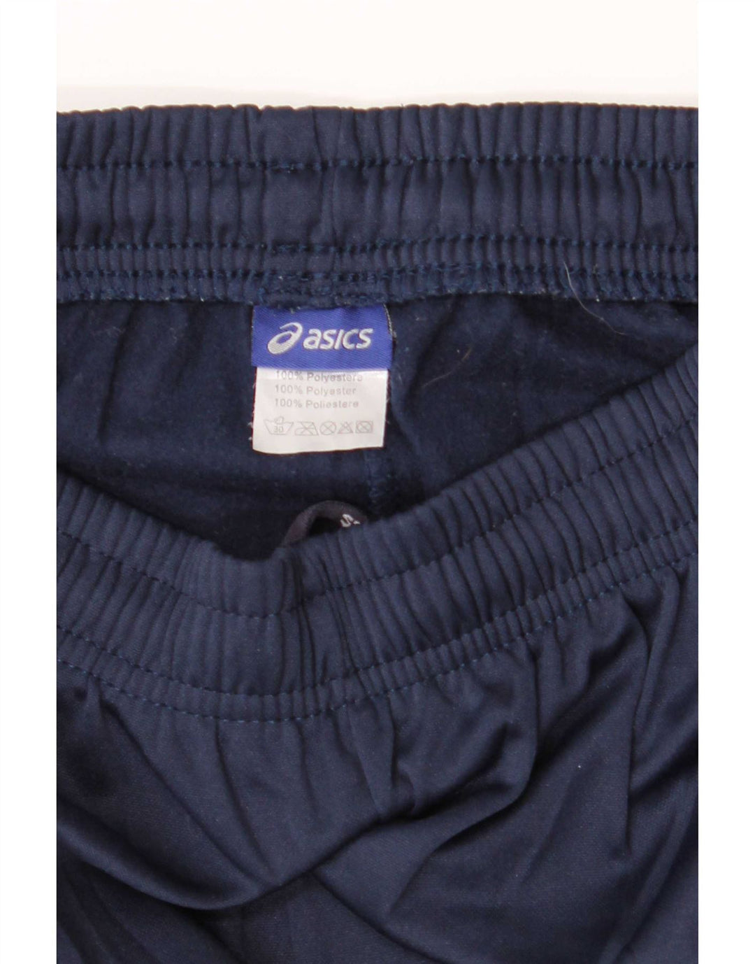 Pantaloni da tuta da uomo Asics Joggers piccoli in poliestere blu navy