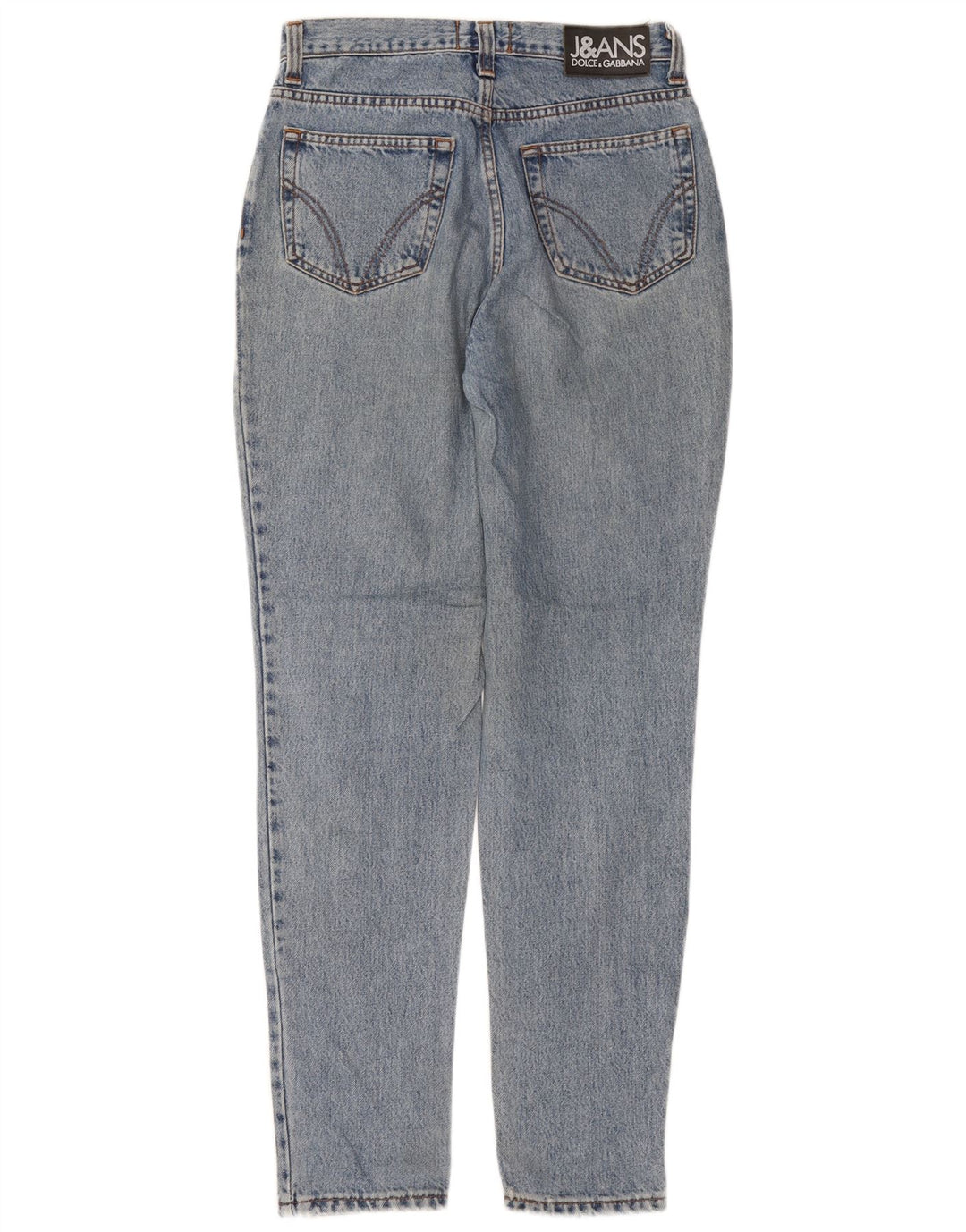 DOLCE & GABBANA Jeans da Donna a Vita Alta W28 L31 Blu