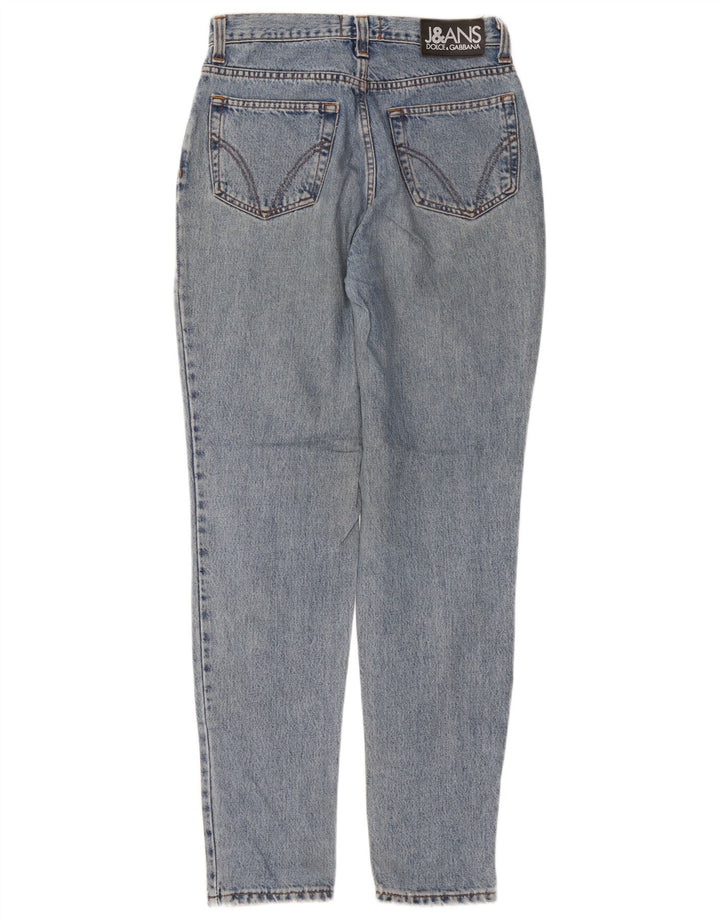 DOLCE & GABBANA Jeans da Donna a Vita Alta W28 L31 Blu