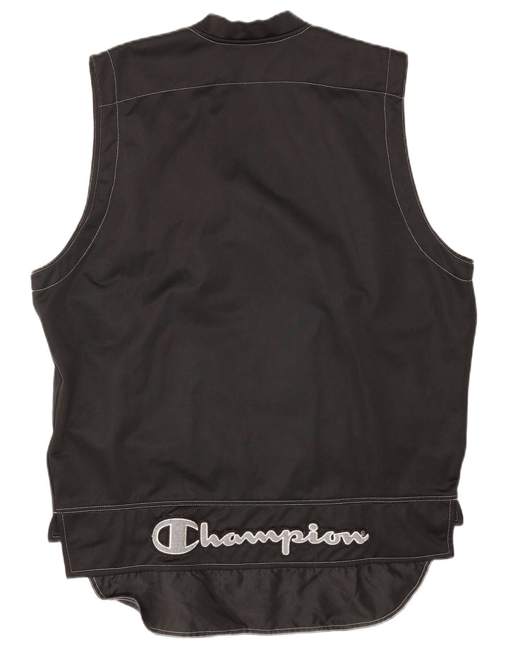 Gilet da uomo Champion UK 40 grande poliestere nero