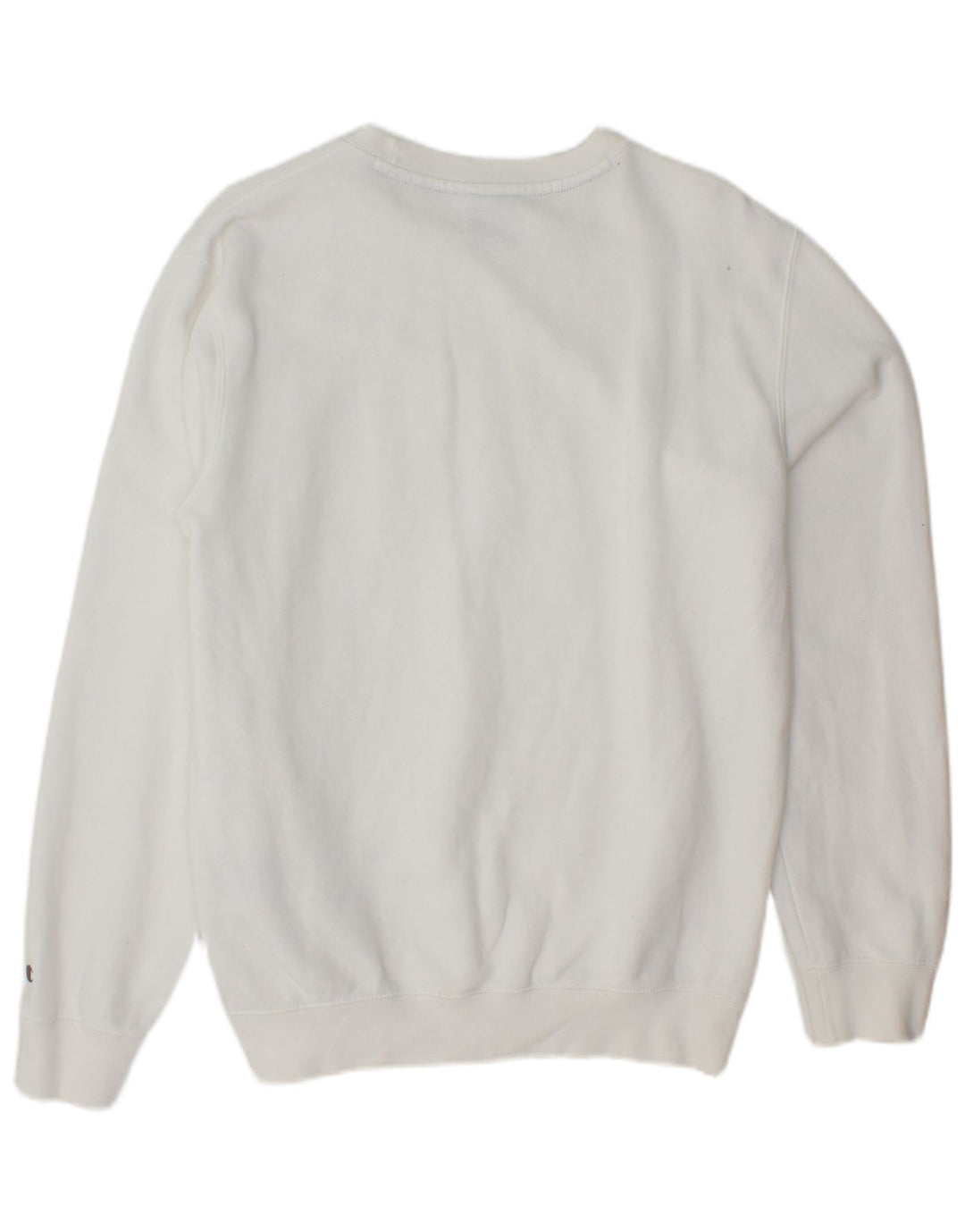 CHAMPION Mens Sweatshirt Jumper Medium White Cotton