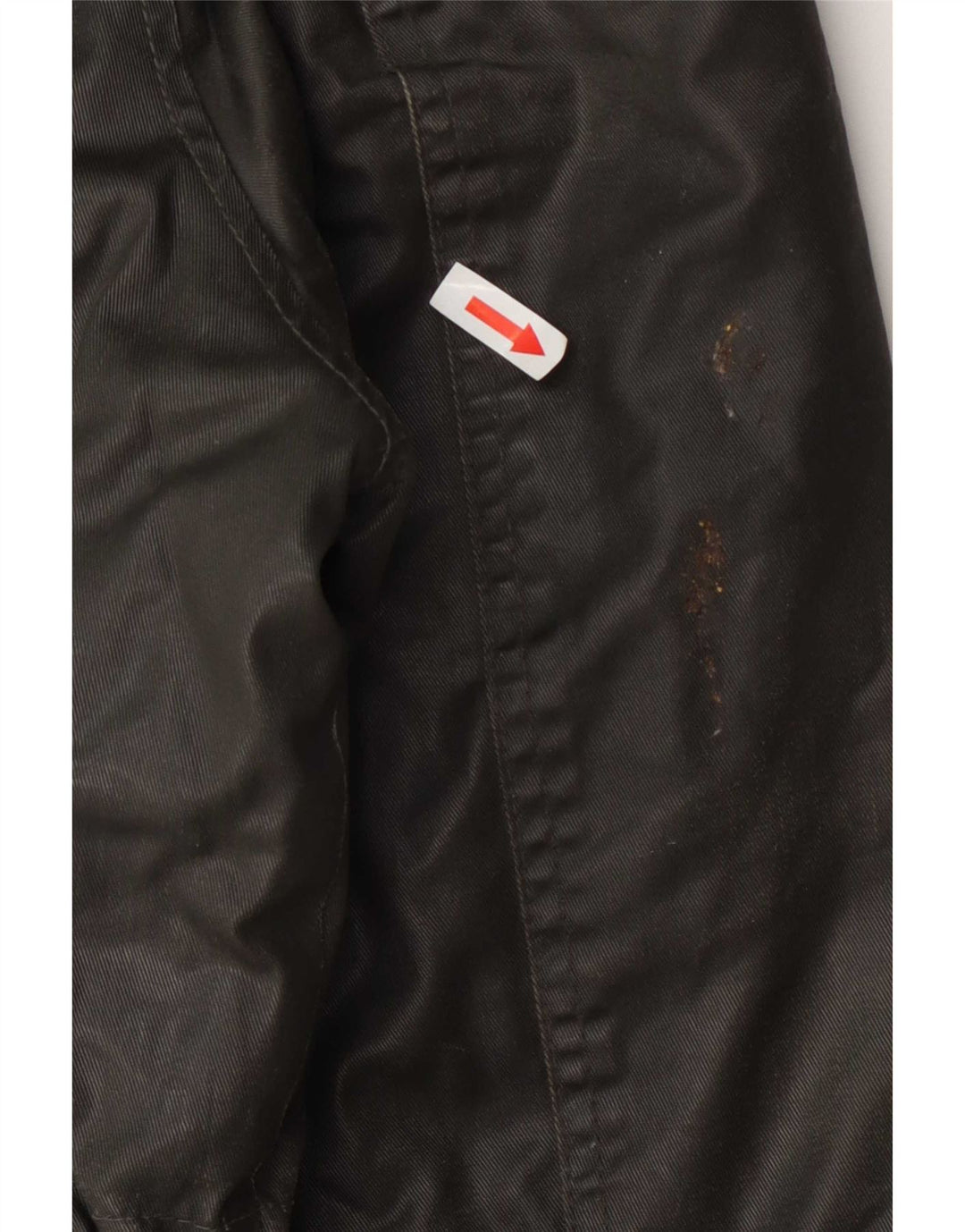 Giacca da uomo in cotone cerato con cappuccio Threadbare UK 40 Large Verde