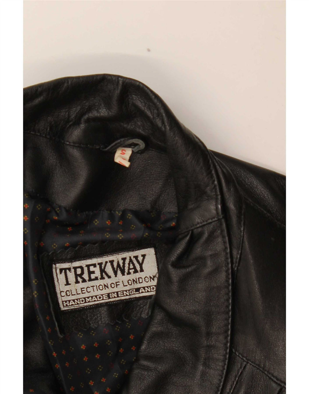 Cappotto in pelle da donna Trekway UK 10 piccolo nero
