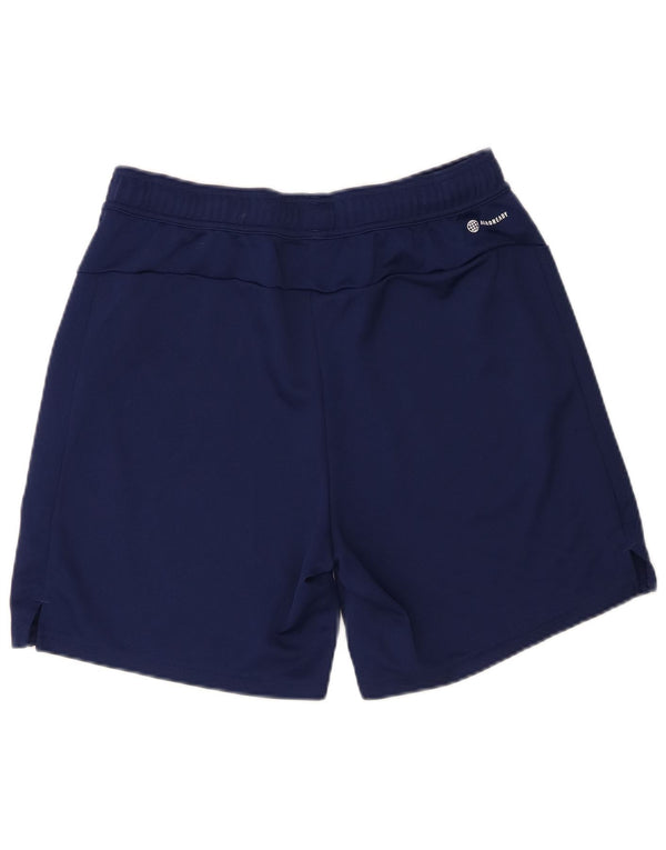 Pantaloncini sportivi Adidas Aeroready Regular Fit da uomo di grandi dimensioni in poliestere blu navy