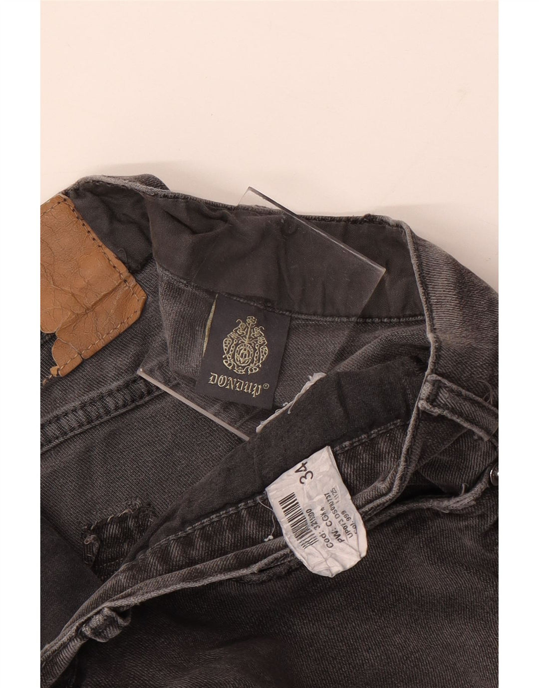 Jeans dritti da uomo Dondup W34 L31 Grigi