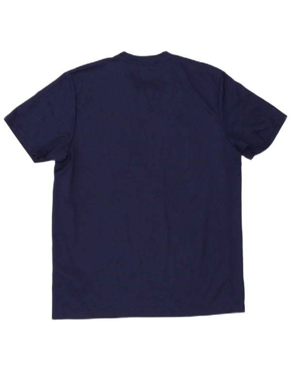 T-shirt Adidas Aeroready da uomo, grande, in poliestere blu navy