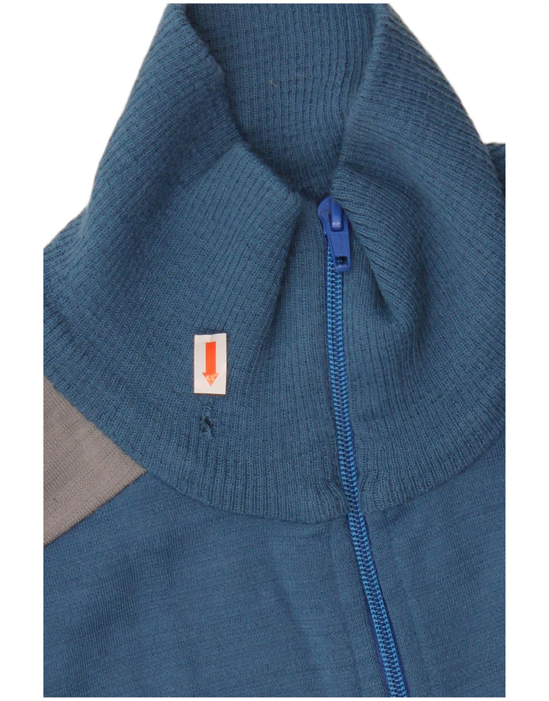 Giacca da ginnastica vintage da uomo UK 42 Large Blue Colourblock