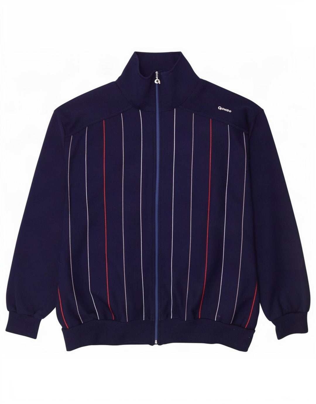 Giacca da tuta da uomo Gonso IT 52 Large in poliacrilico a strisce blu navy