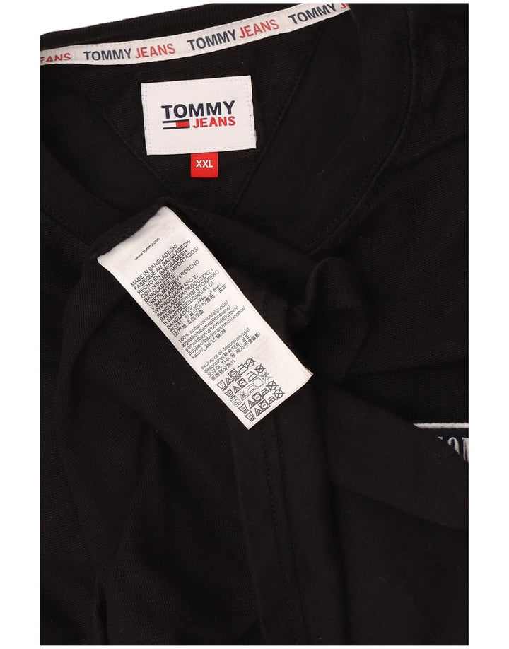 Tommy Hilfiger Mens Top Long Sleeve 2XL Black Cotton
